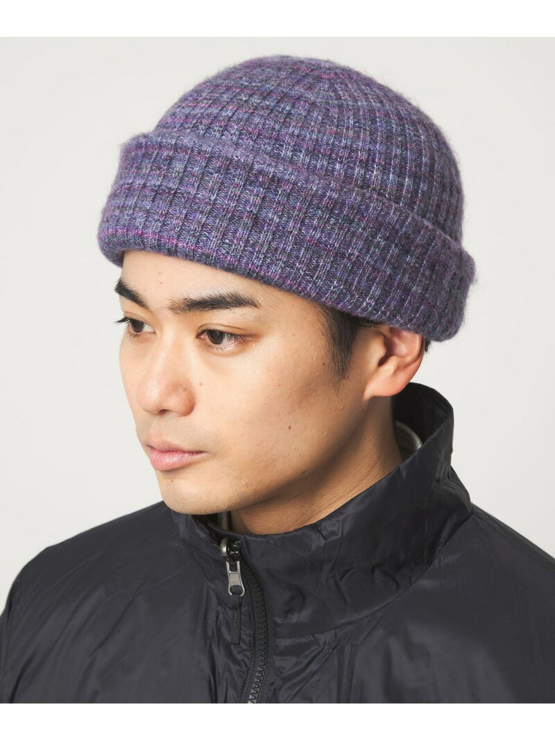 针织帽 - 【SALE／40%OFF】GLR ミックス ビーニー ニットキャップ UNITED ARROWS green label relaxing ユナイテッドアローズ アウトレット 帽子 ニット帽・ビーニー ブラウン パープル ブラック【RBA_E】[Rakuten Fashion]