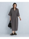 ワッシャー ドルマンスリーブ シャツ ワンピース UNITED ARROWS green label relaxing ユナイテッドアローズ アウトレット ワン...