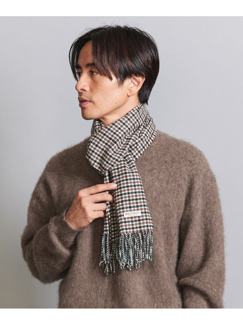 【SALE／40%OFF】ガンクラブ チェック マフラー BEAUTY&YOUTH UNITED ARROWS ユナイテッドアローズ ア..
