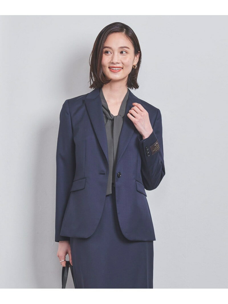 【SALE／50%OFF】CANONICO ピークドラペル テーラード ジャケット UNITED ARROWS ユナイテッドアローズ アウトレット ジャケット・アウター テーラードジャケット・ブレザー ネイビー ブラック ブラウン【RBA_E】【送料無料】[Rakuten Fashion]のサムネイル