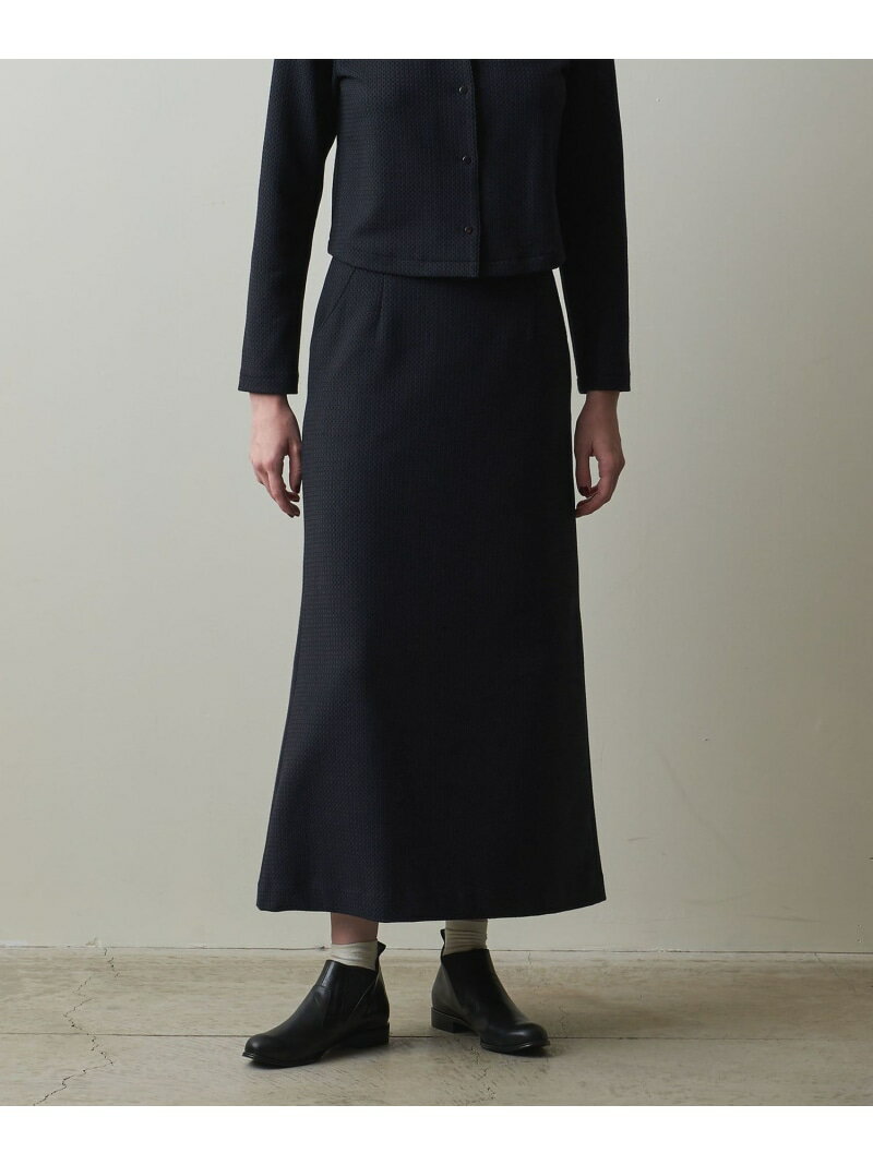 ＜Steven Alan＞DOBBY LONG SKIRT/スカート Steven Alan ユナイテッドアローズ アウトレット スカート その他のスカート ネイビー【送料無料】[Rakuten Fashion]