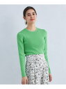 【SALE/70%OFF】<1_OF MINE>フォルムリブ クルーネック プルオーバー ニット ーウォッシャブル- UNITED ARROWS green l...