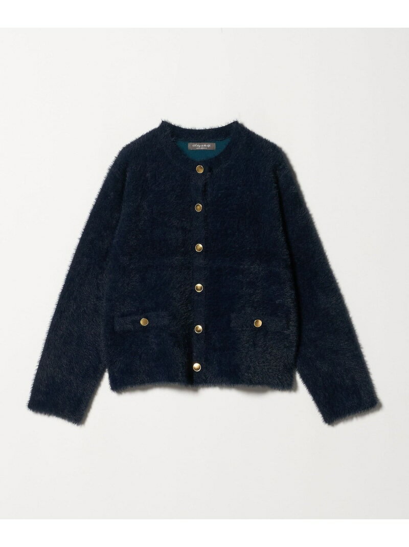 ダブルフェイス フェザー カーディガンジャケット ＜A DAY IN THE LIFE＞ a day in the life ユナイテッドアローズ アウトレット トップス カーディガン グレー ブラウン ネイビー ホワイト【送料無料】[Rakuten Fashion]のサムネイル