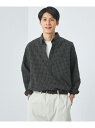 【SALE/70%OFF】FINE BASIC クリンプ チェック ビッグ ボタンダウン シャツ UNITED ARROWS green label relax...