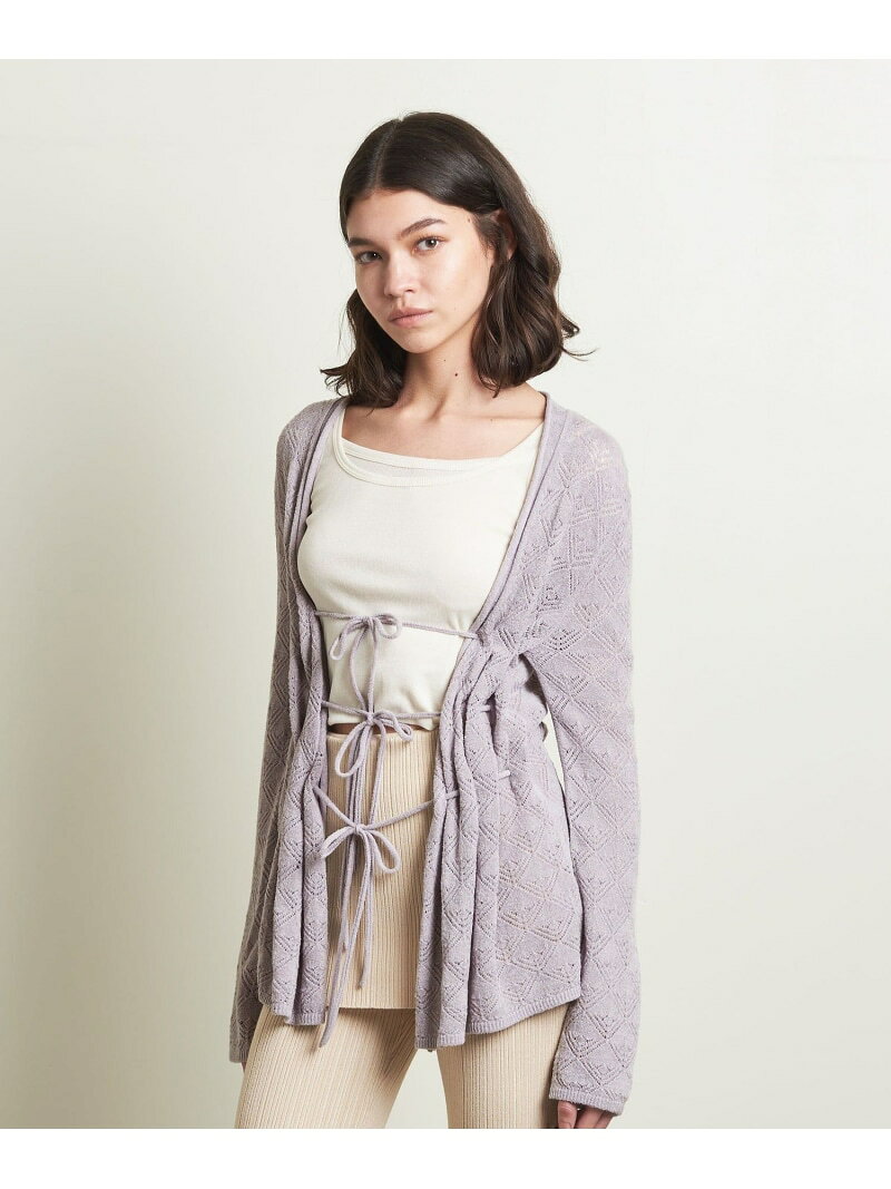 【SALE／40%OFF】＜ATTISESSION＞ギャザー コード ニットカーディガン ATTISESSION ユナイテッドアローズ アウトレット トップス カーディガン ブラック【RBA_E】【送料無料】[Rakuten Fashion]