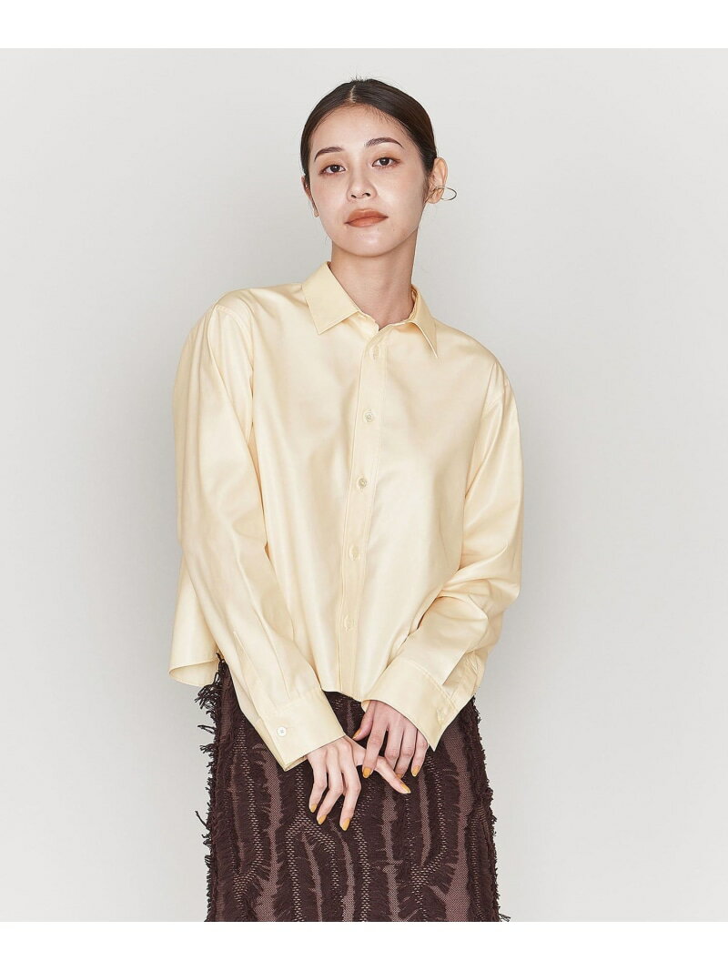 【SALE／80%OFF】＜ASTRAET＞ポリエステル タフタ レギュラーカラーシャツ ASTRAET ユナイテッドアローズ アウトレット トップス シャツ・ブラウス ブラック ホワイト【RBA_E】【送料無料】[Rakuten Fashion]