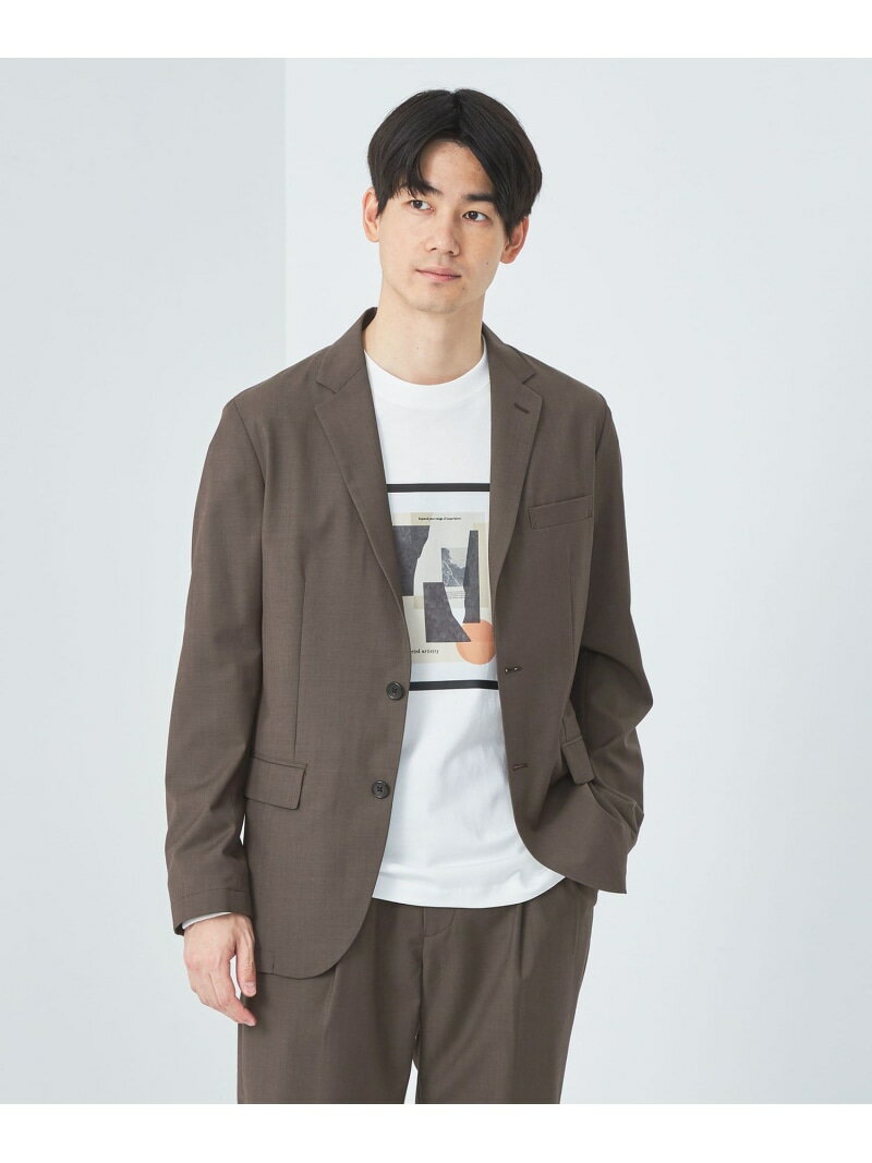 【SALE／80%OFF】ウォッシャブル TWサージ ナロー ジャケット -ストレッチ・防シワ- UNITED ARROWS gre..