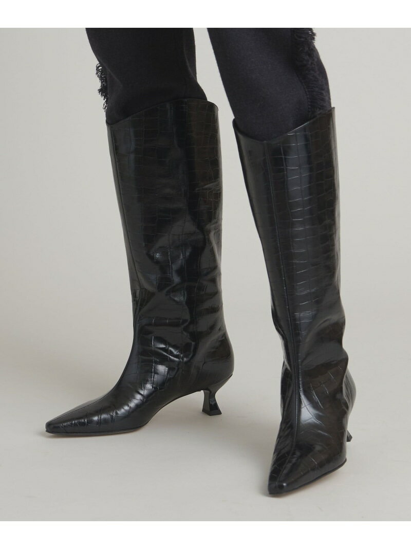 【SALE／85%OFF】ワイドシャフト ロングブーツ50↑ ODETTE E ODILE ユナイテッドアローズ アウトレット シューズ・靴 ブーツ ブラック【RBA_E】【送料無料】[Rakuten Fashion]のサムネイル