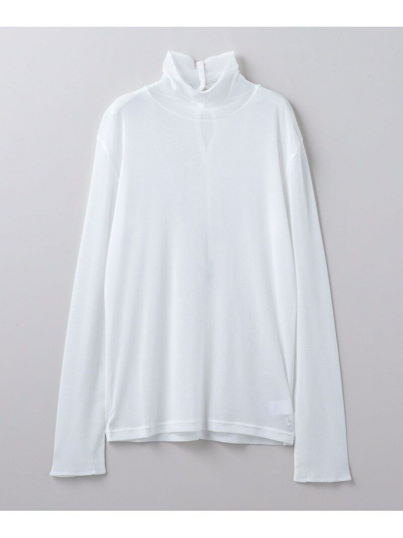 【SALE／30%OFF】＜6(ROKU)＞NYLON TULLE TURTLE NECK 23SS