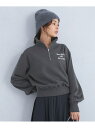 【SALE/50%OFF】ロゴ ハーフジップ スウェット プルオーバー UNITED ARROWS green label relaxing ユナイテッドアロー...