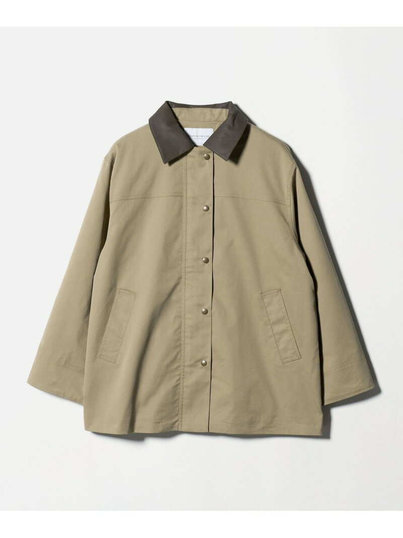 【SALE／30%OFF】ツイル ハンティングジャケット ＜A DAY IN THE LIFE＞ a day in the life ユナイテッドアローズ アウトレット ジャケット・アウター その他のジャケット・アウター ベージュ ブラック【RBA_E】【送料無料】[Rakuten Fashion]のサムネイル