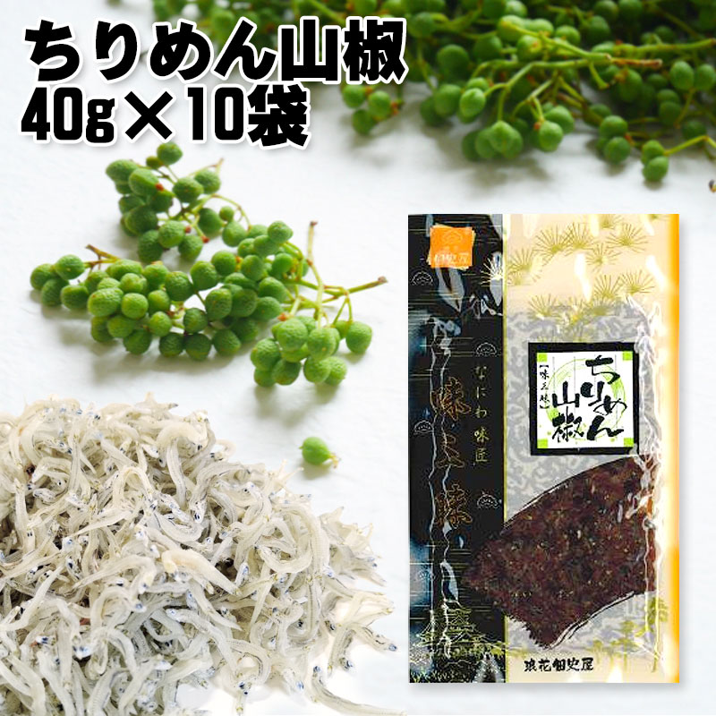 【5種類自由選択】浪花佃史屋 ちりめん山椒 1ケース=1袋40g×10袋 佃煮 まとめ買い 国産 業務用 小分け シェア おかず ふりかけ おつまみ お弁当 景品 イベント 祭 パーティイベント 学園祭 子供会 敬老会 景品 文化祭 2次会 お土産 プレゼント ばら撒き しらす