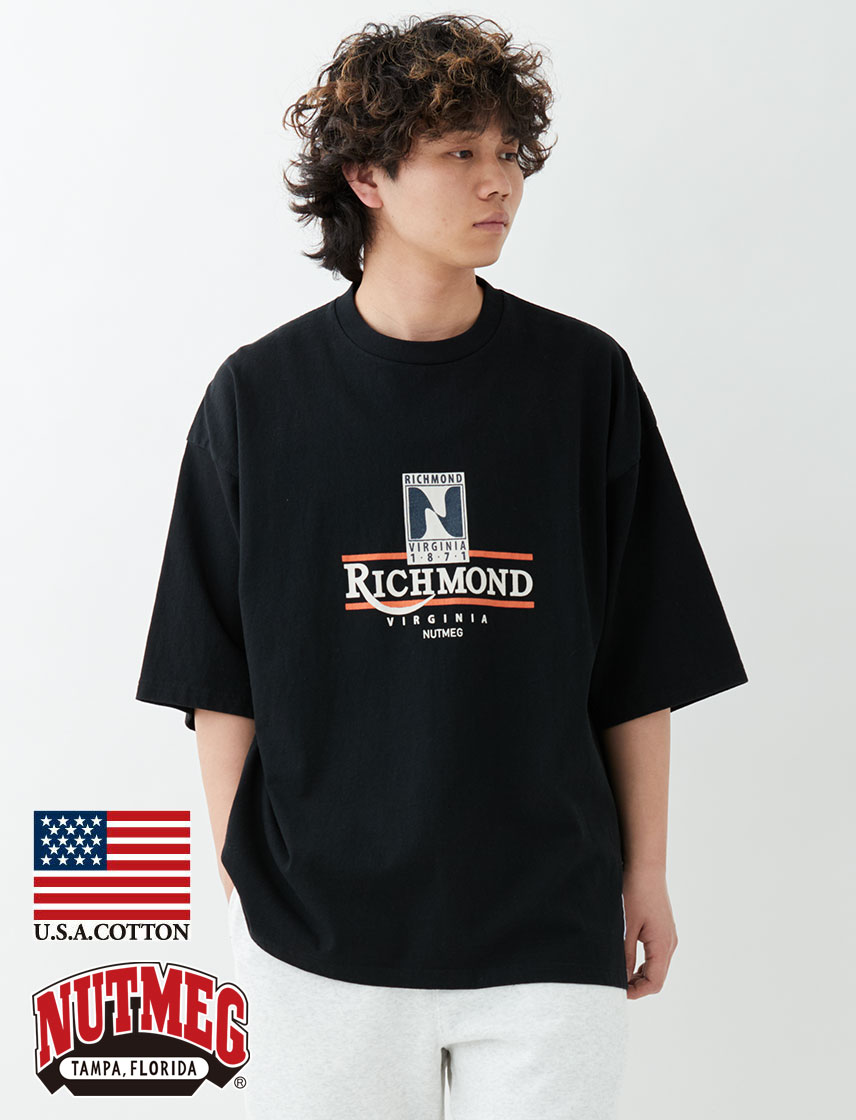 【公式】 NUTMEG ナツメグ RICHMOND SUPER BIGTシャツ メンズ レディース 7.6オンス USAコットン