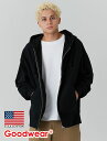【公式】 Goodwear グッドウェア オーバーサイズZIPパーカー メンズ レディース 無地 USAコットン ギフト 贈り物 プレゼント ラッピング無料