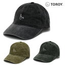 TOROY ピグメントダイキャップ メンズ レディース お手入れ 洗える 帽子 サイズ調整 キャンプ アウトドア ギフト 散歩 ウォーキング