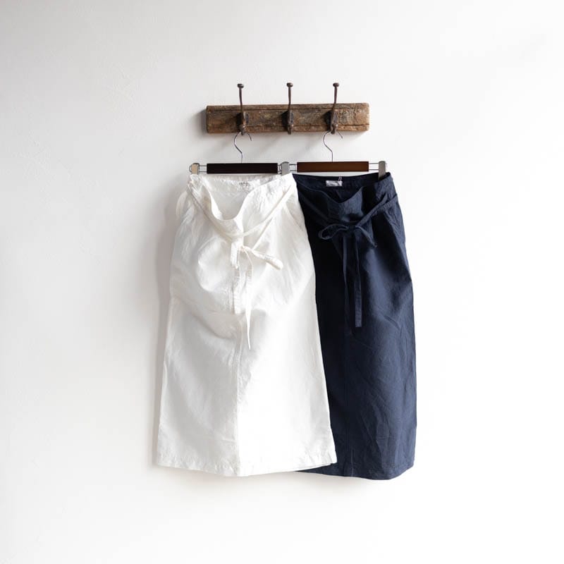 ARMEN アーメン | LINEN/COTTON LONG WRAP SKIRT