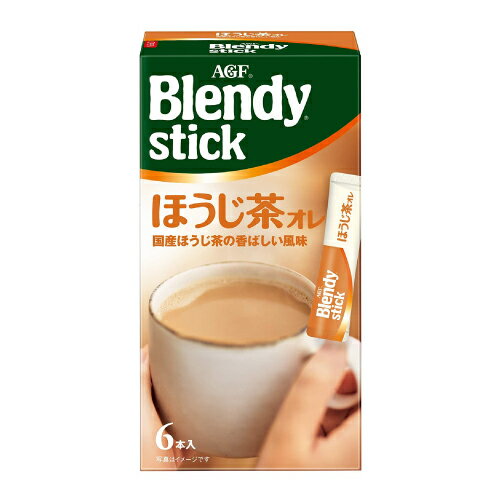 AGF Blendy（ブレンディ）スティック　ほうじ茶オレ9.7g x 6本 24箱セット