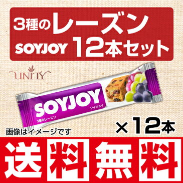 【メール便ネコポス】大塚製薬 SOYJOY（ソイジョイ） 3種のレーズン 12本セット★日本全国送料無料★朝食や小腹満たしに最適！美味しくダイエット！