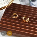 イヤーカフ イヤークリップ 18K GP ゴールド レディース シンプル 大人 かわいい おしゃれ 上品 エレガント 両耳タイプ 1ペア ノンホールピアス un...