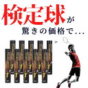 最安値挑戦中 【送料無料】 バドミントン シャトル 検定球 10ダース 120球 試合 高校生 社会人 中級者 上級者 【大会球 合格球 耐久 バトミントン トレーニング 羽 羽根 トーナメント 部活 サ…