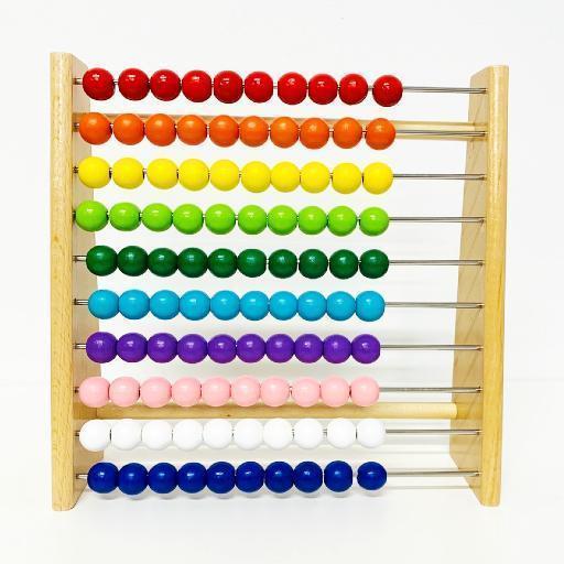 再入荷 100玉そろばん 百玉そろばん 百玉ソロバン 知育 算数 計算 教材 こども 子供 木製 シンプル 塾 勉強 学習 使いやすい おもちゃ 幼稚園 保育園 小学校 自宅 子供用