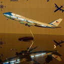 エアフォースワン USA アメリカ 大統領 専用飛行機 航空 模型 飛行機 プレゼント LED点灯 ランディングギア 専用スタンド付き 模型飛行機 インテリア