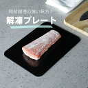 解凍プレート 急速解凍 解凍板 まな板 正規品 自然解凍 急速 解凍 食品解凍 冷凍食品 鮮度維持 粗熱 味を落とさない 美味しく解凍 食材全て対応 頑丈 アルミ 軽量 手入れしやすい 電気不要 瞬間解凍皿 食品検査済み 家庭用 肉 刺身 省エネ
