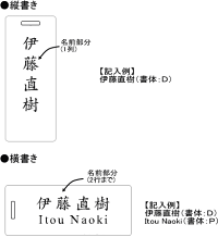 名入れ詳細