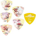 【5種各3枚 計15枚セット】ESP×バンドリ! ガールズバンドパーティ! Hello Happy World! 第3弾 ギター ピック セット