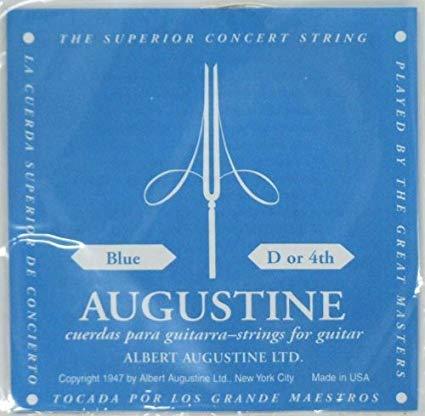 AUGUSTINE BLUE 4弦 クラシックギター弦 バラ弦×6本