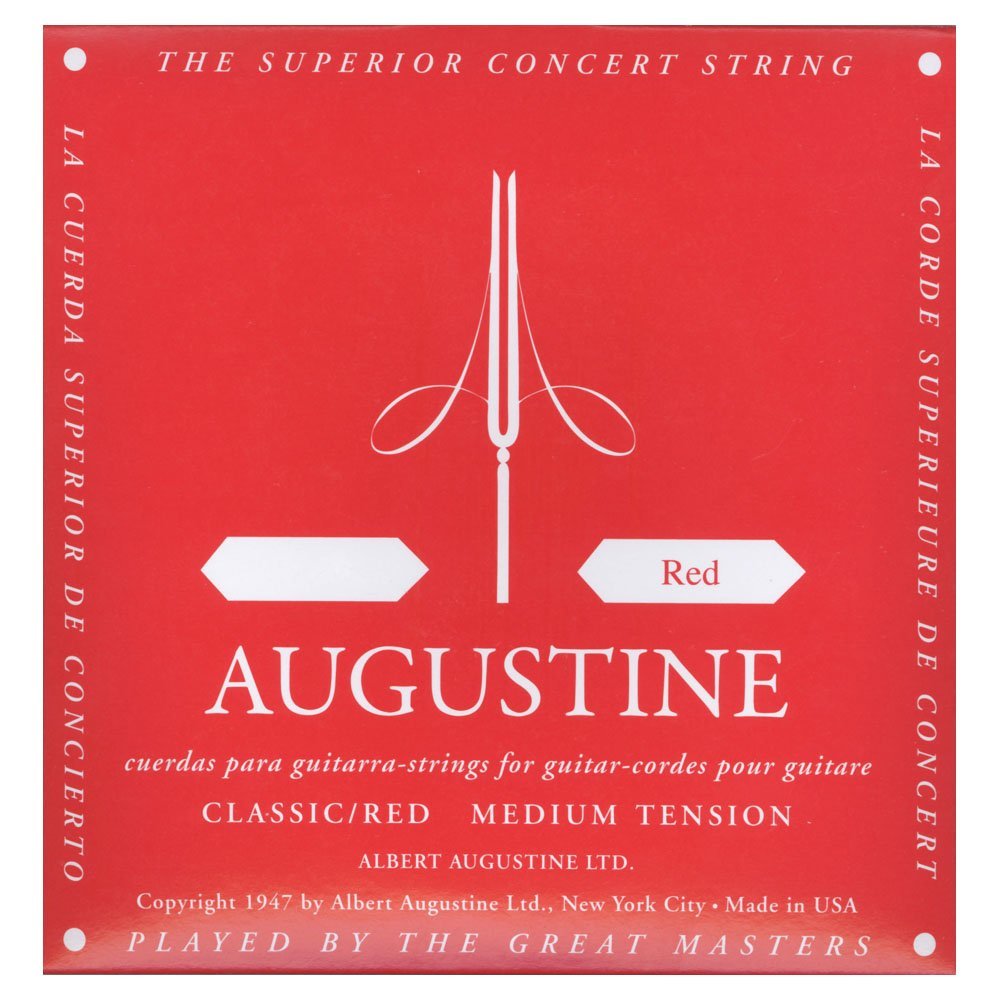 AUGUSTINE オーガスチン クラシックギター弦 レッド4弦 RED 4th