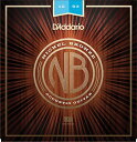 D'Addario NB1253 ニッケルブロンズ Light(12-53) ダダリオ アコースティックギター弦 NB-1253 【国内正規品】 話題のニッケルブロンズ弦　ライトゲージ 「ニッケルブロンズ弦 」は鮮明さ、共鳴、レスポンスをあわせもち、突出して調和が取れていて豊かな倍音を奏でます。この非コーティングのプレミアム弦の芯弦には、高炭素カーボン「NY STEEL 」を採用しており、チューニングの安定感と強度が従来の弦より向上しています。 ゲージ：12 16 24 32 42 53 ※こちらの商品はメール便（ポスト投函、配送時の補償なし）にて発送いたします。ご注文受付後、通常は即日〜2営業日以内に発送させていただきます。店頭在庫欠品の場合、お取り寄せとなりますので3〜4営業日以内に発送させていただきます。メーカー欠品中やメーカー長期休みによりお取り寄せに時間がかかる場合はメールにてご連絡差し上げます。 2