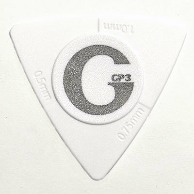 ֗ȃsbN GP3 GID 3in1 Pick WHITE 1.0mm - 0.75mm - 0.5mm 1