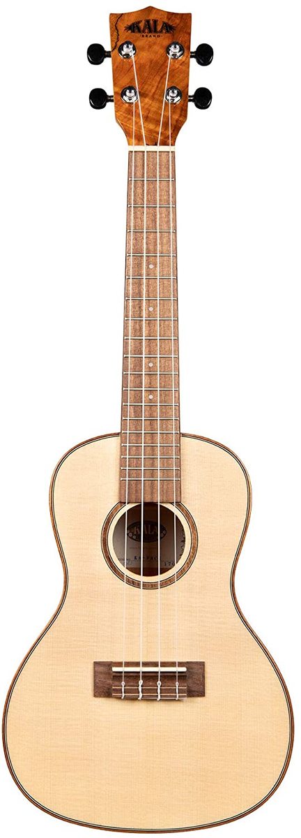 KALA ウクレレ Solid Spruce Top Flame Maple Series コンサート KA-FMCG (ケース付属) 【送料無料】【国内正規品】