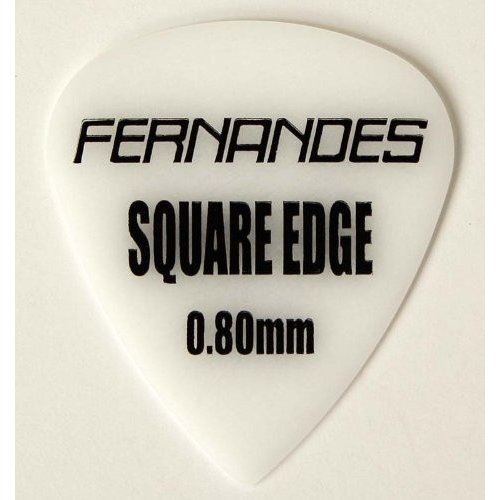 FERNANDES P-100SQA 0.8mm SW SQUARE EDGE ×10枚 ピック フェルナンデス スクエアエッジ フェルナンデス スクエアエッジシリーズ ピック厚さ：0.8mmカラー：ホワイト10枚セットでの販売です。 ※こちらの商品はメール便、もしくは定形外郵便（ポスト投函、配送時の補償なし）にて発送いたします。ご注文受付後、通常は即日〜2営業日以内に発送させていただきます。店頭在庫欠品の場合、お取り寄せとなりますので3〜4営業日以内に発送させていただきます。メーカー欠品中やメーカー長期休みによりお取り寄せに時間がかかる場合はメールにてご連絡差し上げます。 2