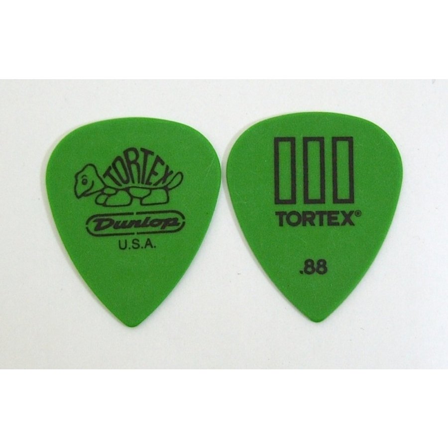 JIM DUNLOP 462 Tortex T III 0.88mm Green ギターピック×12枚