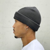 ADVANCEʥɥХ󥹡ˡCOTTONACRYLBEANIE(CHARCOAL)SOLIDKNITBEANIECAP/뤯ӡˡåå˹̵ϥåȥ󥢥˥å˹˥åȥåץ㥳륰졼