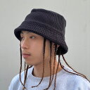 【ADVANCE（アドバンス）】LOW GAUGE HEAVY WEIGHT KNIT BUCKET HATニット バケハ バケットハット ブラック バーガンディ BRONER アンヒョソプ アン ヒョソプ