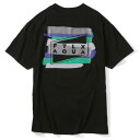 HILL SURFER TEE(BLACK)丘サーファー　FTLXAQUA　アクア　80'S サーフ　ビッグサイズ　大きいサイズ