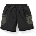 VOODOO CARGO SHORT(BLACK)ショートパンツ　ナイロンショーツ　カーゴショーツ メッシュ