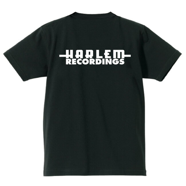 【DOUBLE HARD（ダブルハード）】HARLEM RECORDINGS TEE(BLACK)ハーレムレコーディングス　CLUB HARLEM　クラブ ハーレム　渋谷　二ューロゴ　DJ HAZIME ハジメ　HIP HOP　ストリートファッション　B系　大きいサイズ　ビッグサイズ　XL　XXL