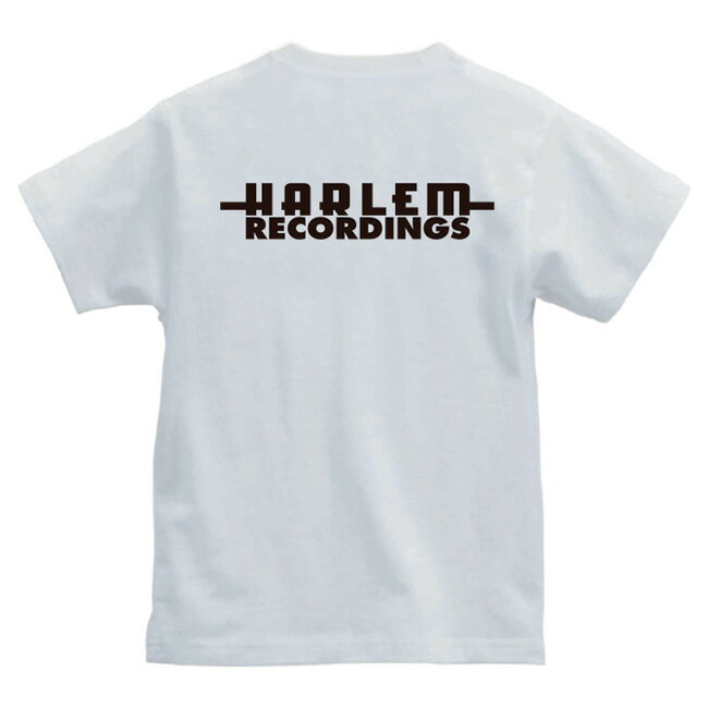 【DOUBLE HARD（ダブルハード）】HARLEM RECORDINGS TEE(WHITE)ハーレムレコーディングス　CLUB HARLEM　クラブ ハーレム　渋谷　二ューロゴ　DJ HAZIME ハジメ　HIP HOP　ストリートファッション　B系　大きいサイズ　ビッグサイズ　XL　XXL