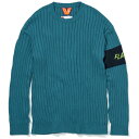 【FLATLUX/フラットラックス】PATROL RIB SWEATER(TEAL)(4)
