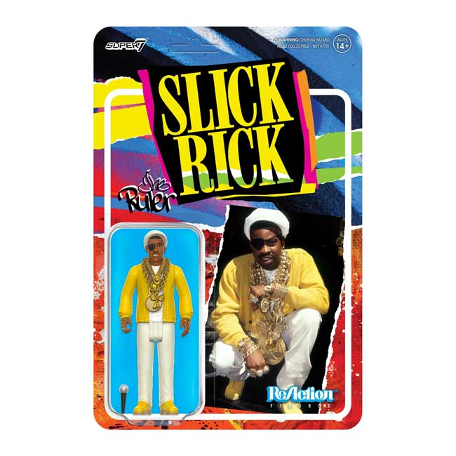 【SUPER7（スーパーセブン）】SLICK RICK ReAction Figures The Get Fresh Crew スリック リック リ アクション フィギュア ゲット フレッシュ クルーTHE RULER ラッパーフィギュア 人形