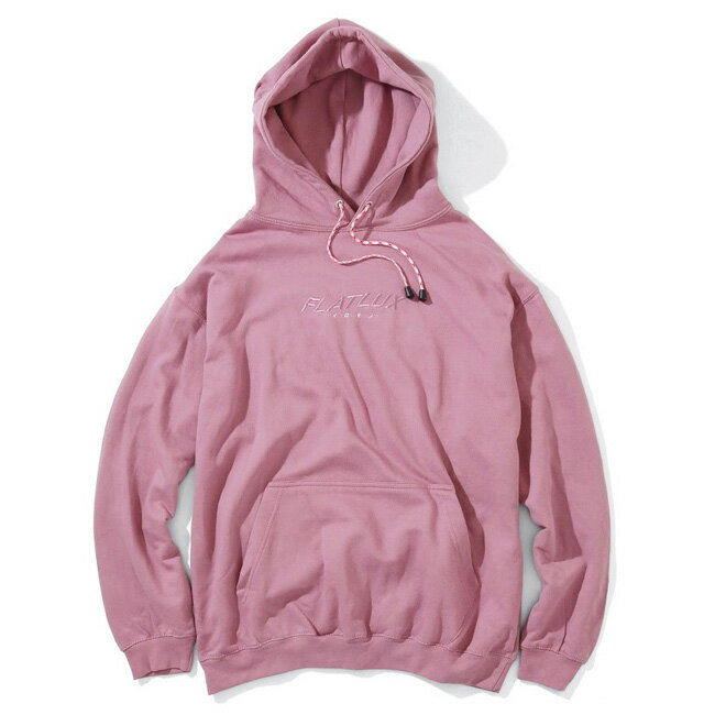 【FLATLUX（フラットラックス）】ODD 2 HOODIE(DUSTY PURPLE)ビッグサイズ　大きいサイズ　スウェットパーカ　イロモノ　XL　XXL