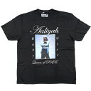 【RIPPLE JUNCTION】AALIYAH BABY GIRL TEERAP TEE ラップTシャツ ブラック アリーヤ サングラス バンダナ R B ヒップホップ 90s