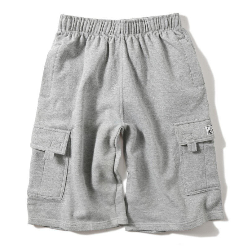 【PRO CLUB（プロクラブ）】FLEECE CARGO SHORT(HEATHERGREY)スウェット カーゴ　ショーツ　スウェットパンツ　グレー　ビッグサイズ　大きいサイズ　XL