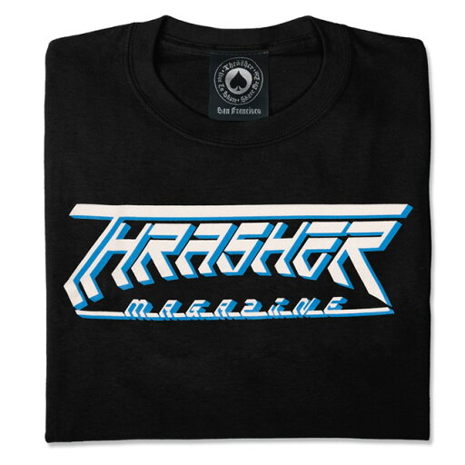 【THRASHER(スラッシャー)】FUTURE LOGO S/S TEE(BLACK)スラッシャー マガジン スケートボード スケボー ロゴTシャツ インポート USA シュプリーム 【THRASHER(スラッシャー)】FUTURE LOGO S/S TEE(BLACK)スラッシャー マガジン スケートボード スケボー ロゴTシャツ インポート USA シュプリーム