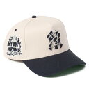 【KEEP OUT FAKE LOVE(キープアウトフェイクラブ)】WORLD FAMOUS NY SNAPBACK(CREAM/NAVY)KOFL NY ニュ...