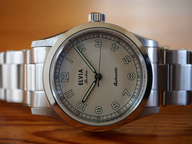 【New】MWC時計 mwc 時計 ミリタリーウォッチ ミリタリー ウォッチ 腕時計 メンズ ELVIA エルヴィア レトロクラシック omega オメガ 1940s~50s 36mm 25 石/26石 自動巻き 200m 防水リベットブレス ボックスサファイア風防 米陸軍 専用ケース SW200 セリタ SUW1929